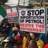 NLC Protest. Photo Credit: BBC