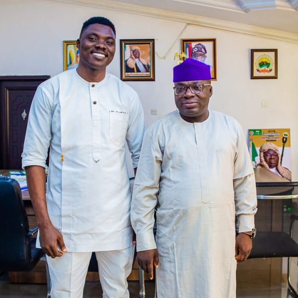 Mayowa Olajide Akinleye with Adeoye Aribasoye Speaker, Ekiti State House of Assembly