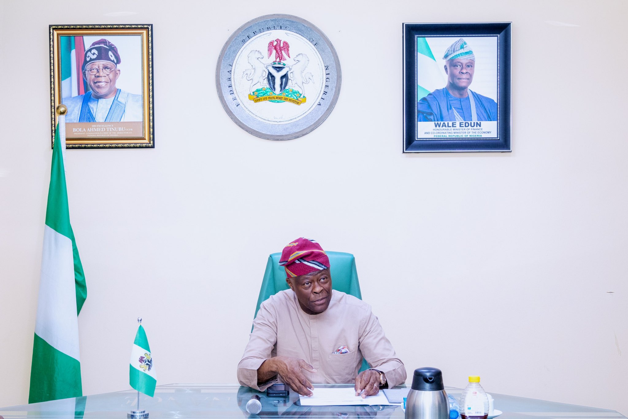 Wale Edun, minister of finance and coordinating minister of the economy