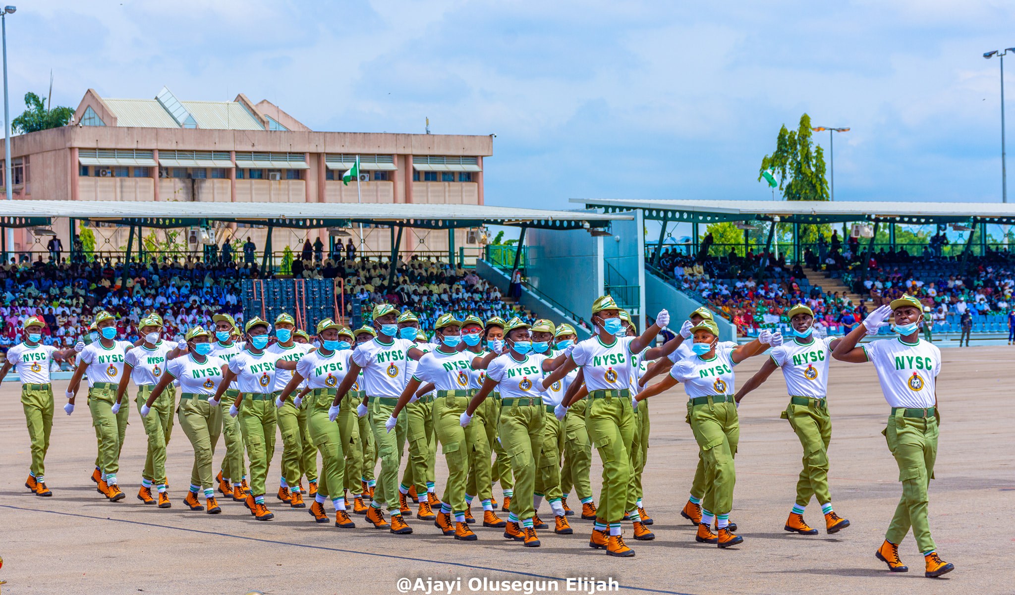 Members of the National Youth Service Corps (NYSC). Photo Credit: Ajayi Olusegun Elijah