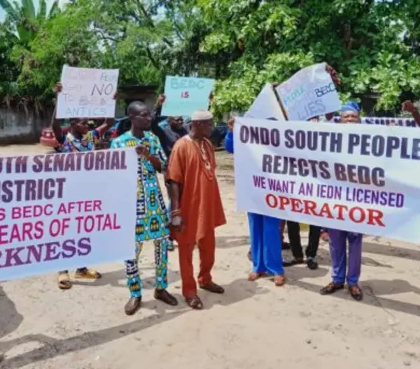 Ondo Community Protest Power Blackouts