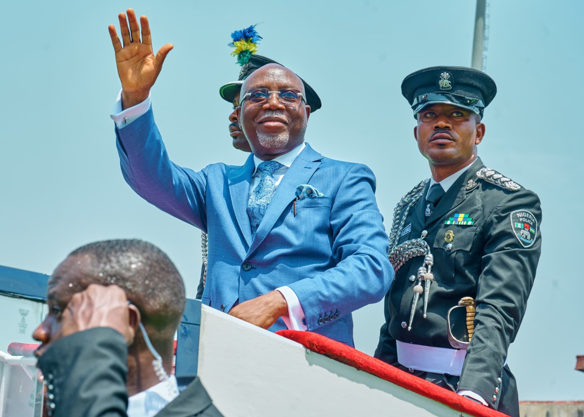 Lucky Aiyedatiwa, the 7th Democratically Elected Governor of Ondo State during his Swearing-In Ceremony in Akure on Monday, 24th February 2025