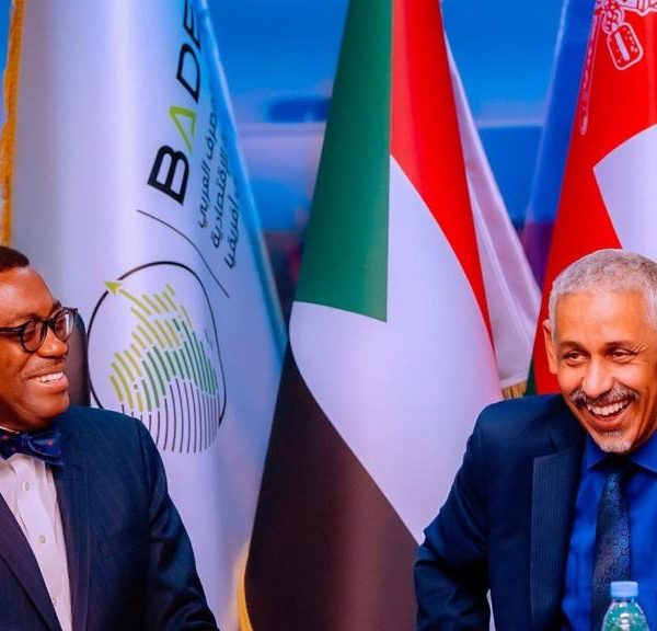 Akinwumi Adesina, Outgoing President of the African Development Bank (AfDB) and Sidi Ould Tah, President-Elect, AfDB