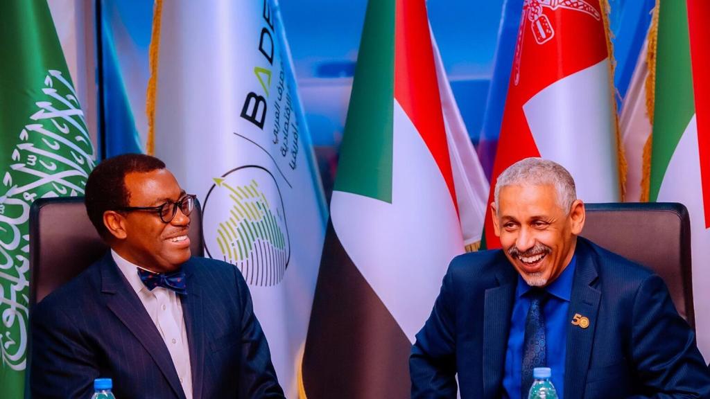 Akinwumi Adesina, Outgoing President of the African Development Bank (AfDB) and Sidi Ould Tah, President-Elect, AfDB